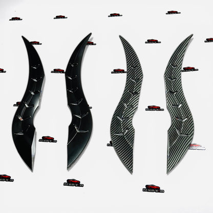 Dragon Horn Roof Accessories for Cars (2PCS) | Universal Aggressive Style Modification