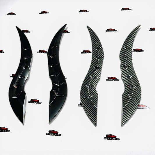 Dragon Horn Roof Accessories for Cars (2PCS) | Universal Aggressive Style Modification