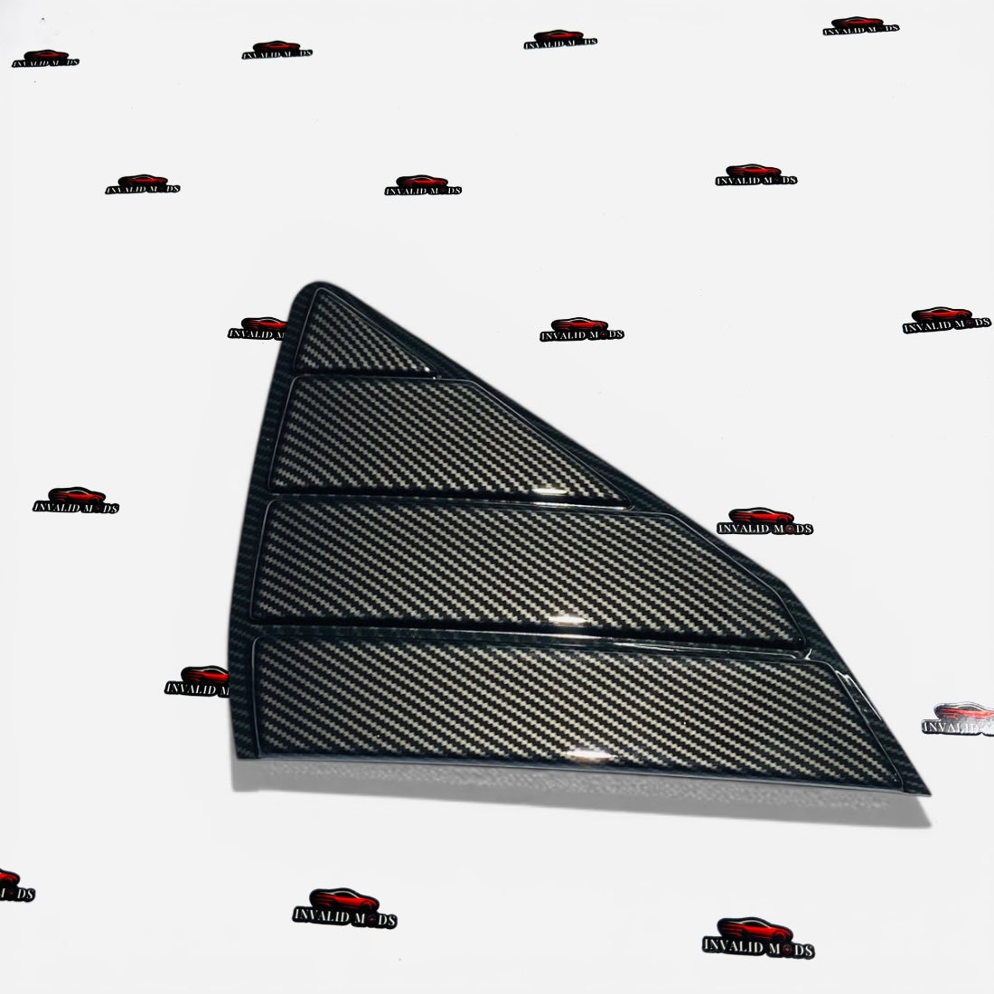 Hyundai i20 N Line Rear Window Louvers | Sporty Gloss Black ABS Louvers | Easy Install