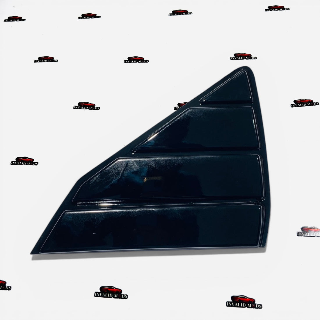 Hyundai i20 N Line Rear Window Louvers | Sporty Gloss Black ABS Louvers | Easy Install