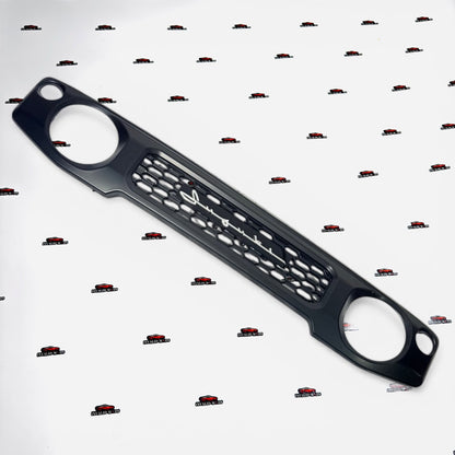 Suzuki Jimny Honeycomb Front Grille with Cursive Logo – All Models.