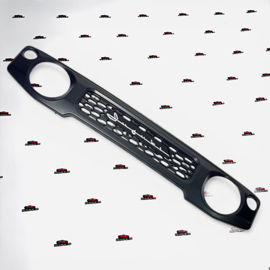 Suzuki Jimny Honeycomb Front Grille with Cursive Logo – All Models.