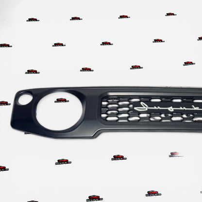 Suzuki Jimny Honeycomb Front Grille with Cursive Logo – All Models.