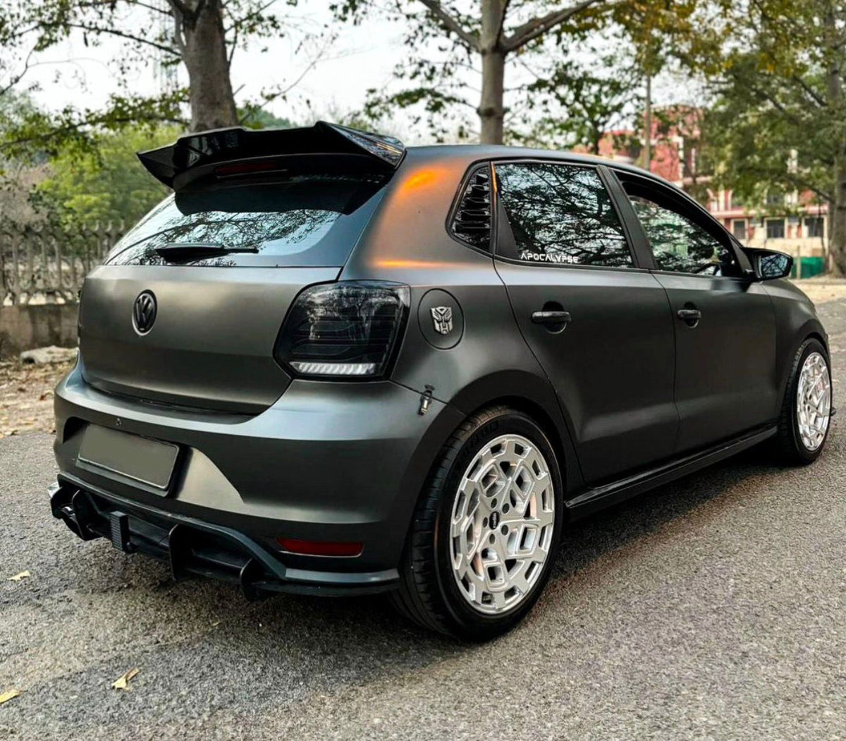 Volkswagen Polo Batman Style Spoiler | Premium ABS Rear Wing (polo Spoiler)