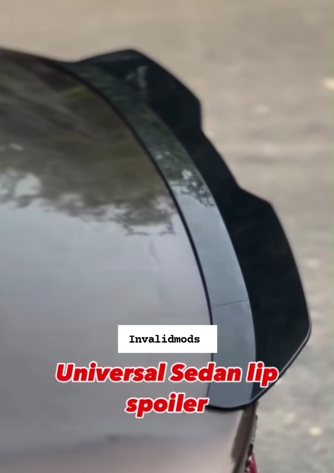 Universal M Style Spoiler 98CM | ABS Sport Wing for Cars (Hatchback & Sedan)
