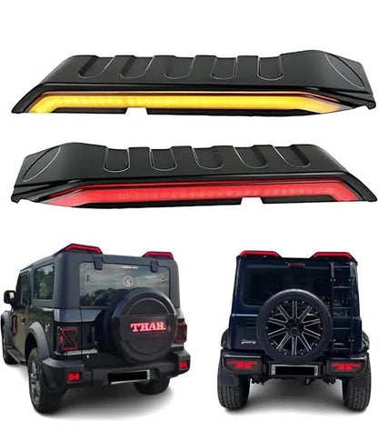 Thar / Jimny Spoiler | G-Wagon Style Aftermarket Rear Spoiler with LED