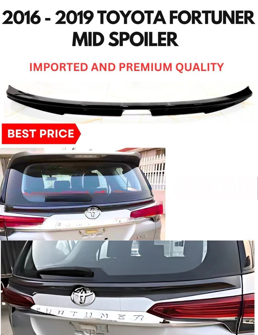 Toyota Fortuner Mid Spoiler 2016-2019 | Invalidmods