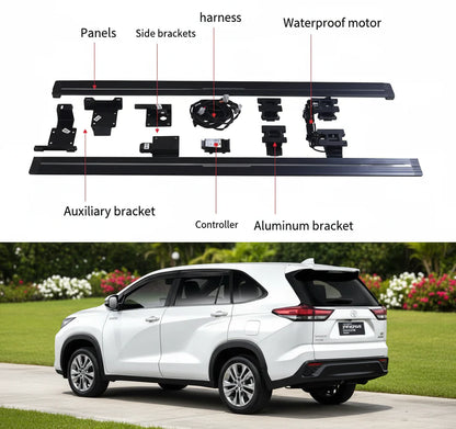 Toyota Innova Hycross Premium Automatic Side Step – Rugged & Stylish Upgrade