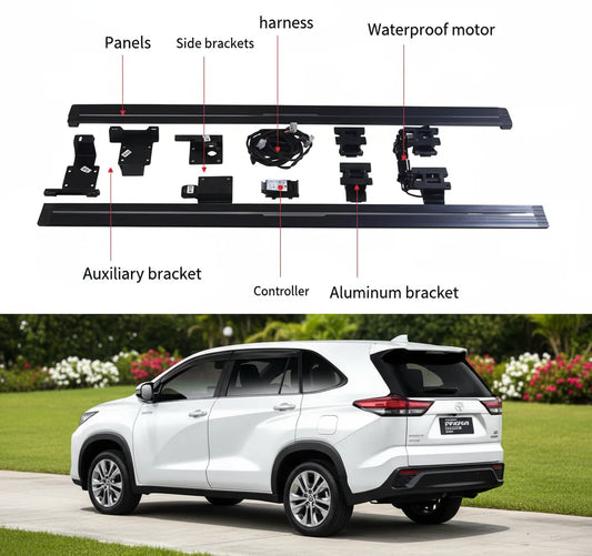Toyota Innova Hycross Premium Automatic Side Step – Rugged & Stylish Upgrade