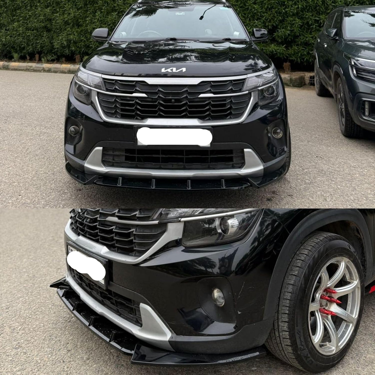 Kia Seltos 3-Piece Front Splitter | ABS Quality Seltos Splitter