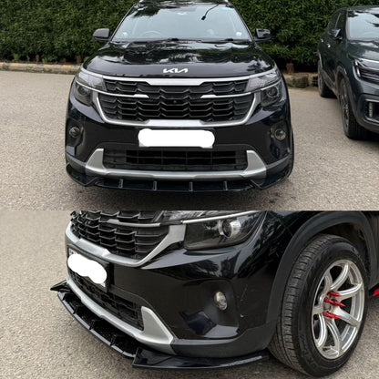 Kia Seltos 3-Piece Front Splitter | ABS Quality Seltos Splitter